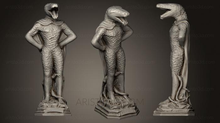 Figurines heroes, monsters and demons (STKM_0449) 3D model for CNC machine